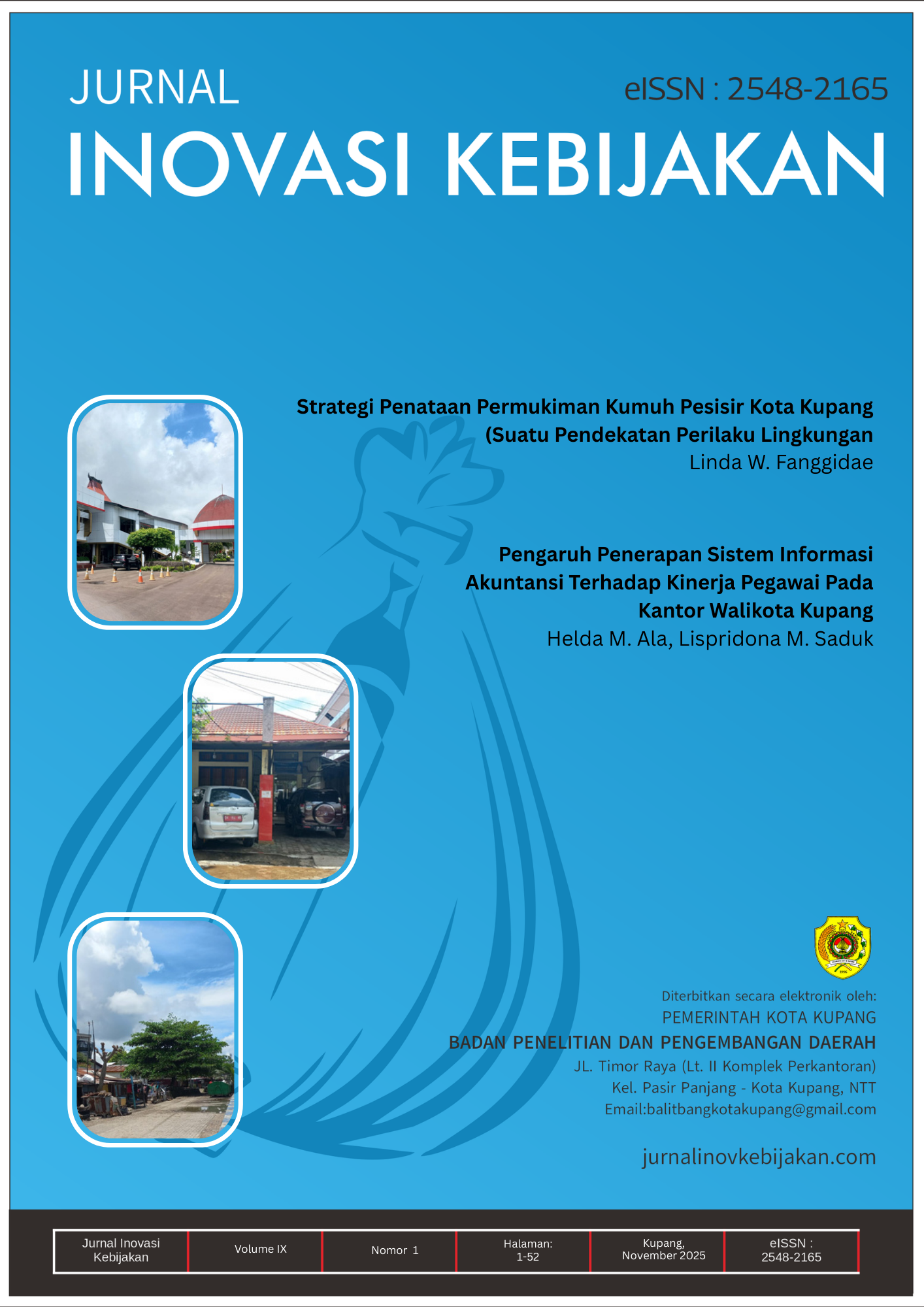 					View Vol. 9 No. 1 (2025): Jurnal Inovasi Kebijakan
				